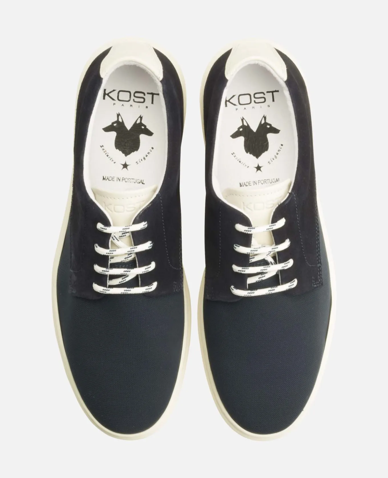 DREAM T Sneakers Croûte Velours Textile Marine Homme