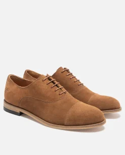 EASY 5  Richelieu Croûte velours Cognac Homme
