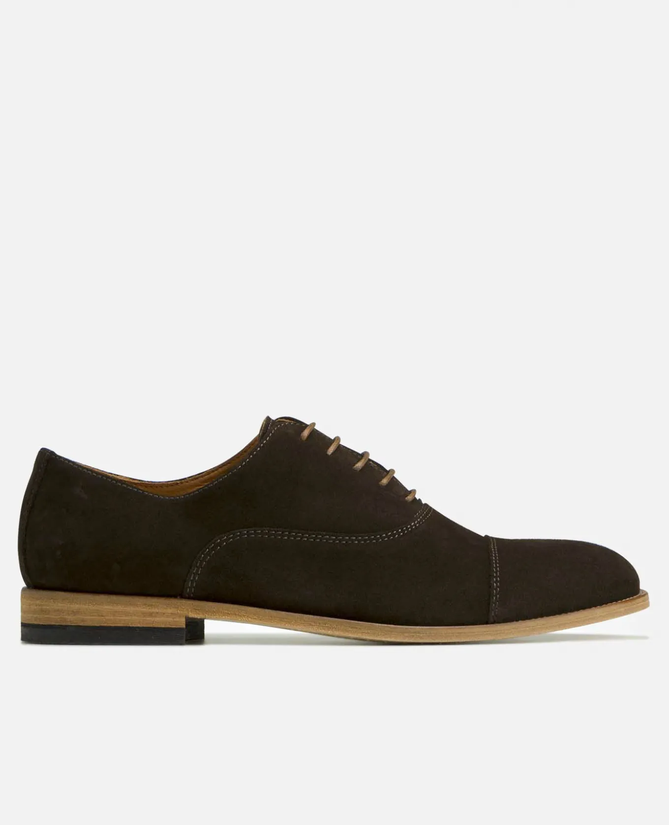 EASY 5 Richelieu Croûte Velours Marron Homme