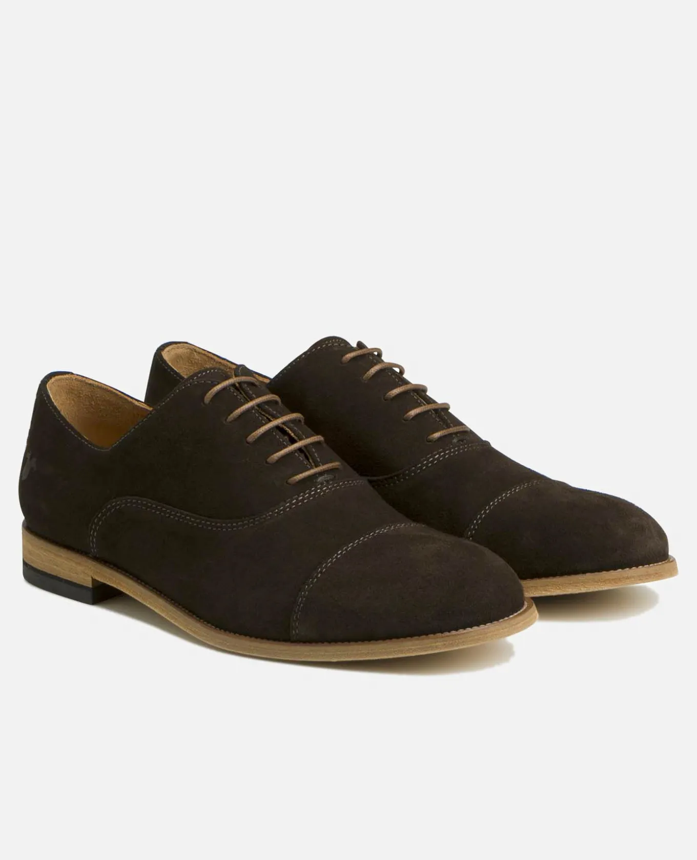 EASY 5 Richelieu Croûte Velours Marron Homme