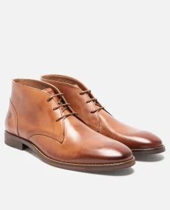 FELLOW 57  Chukka Boots Cuir Marron Homme