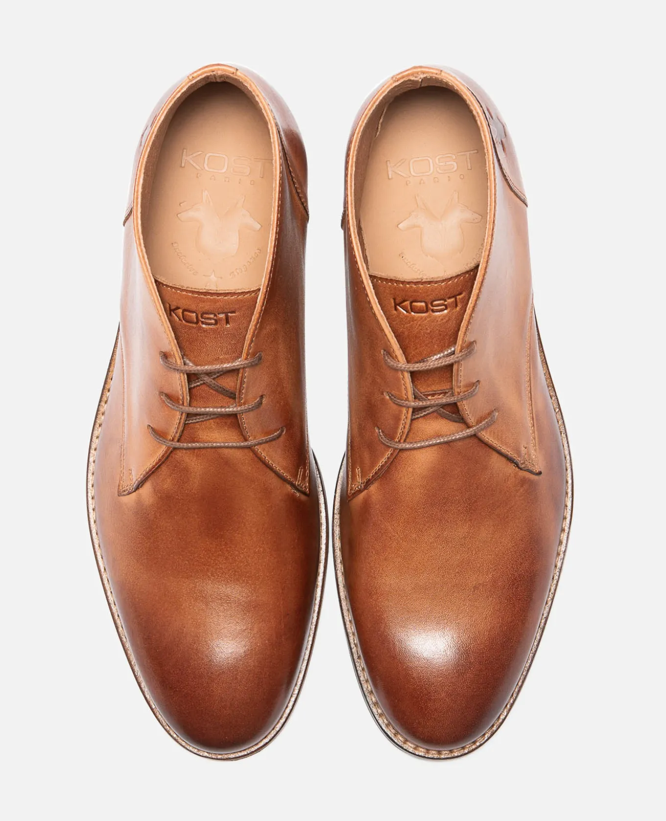 FELLOW 57 Chukka Boots Cuir Marron Homme