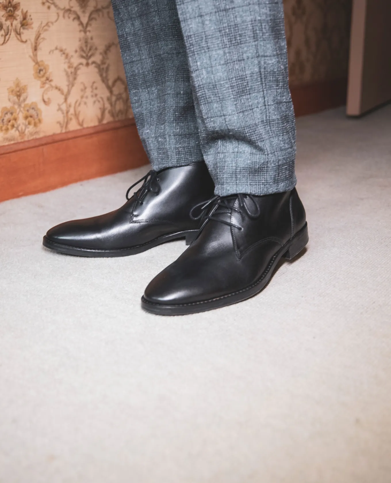 FELLOW 57 Chukka Boots Cuir Noir Homme