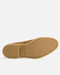 FOLK 5 Derbies Croûte Velours Marron Homme