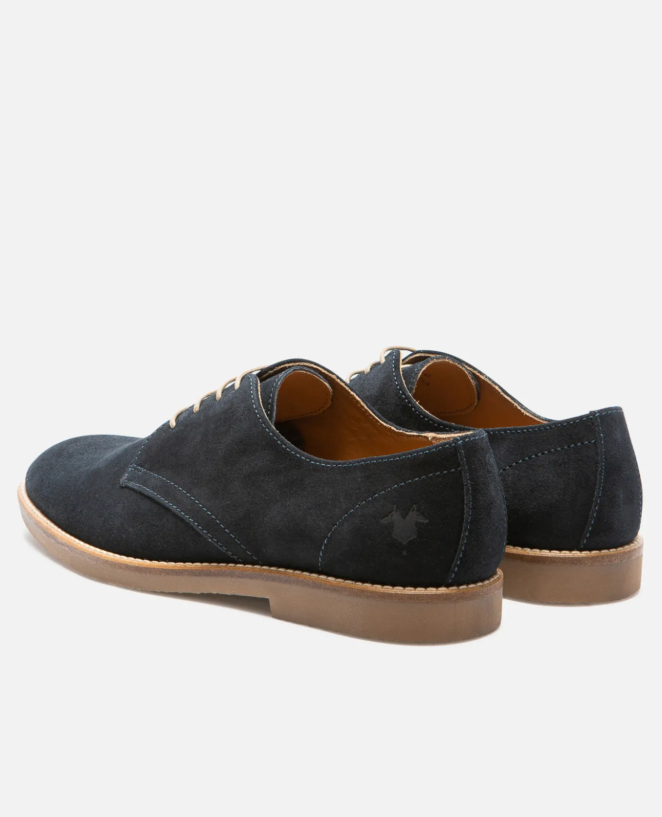FOLK 5 Derbies Daim Bleu Marine Homme