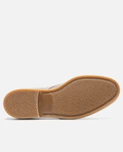 FOLK 5 Derbies Daim Taupe Homme