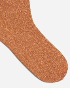 FOXY  Chaussettes Brique Made in France Femme