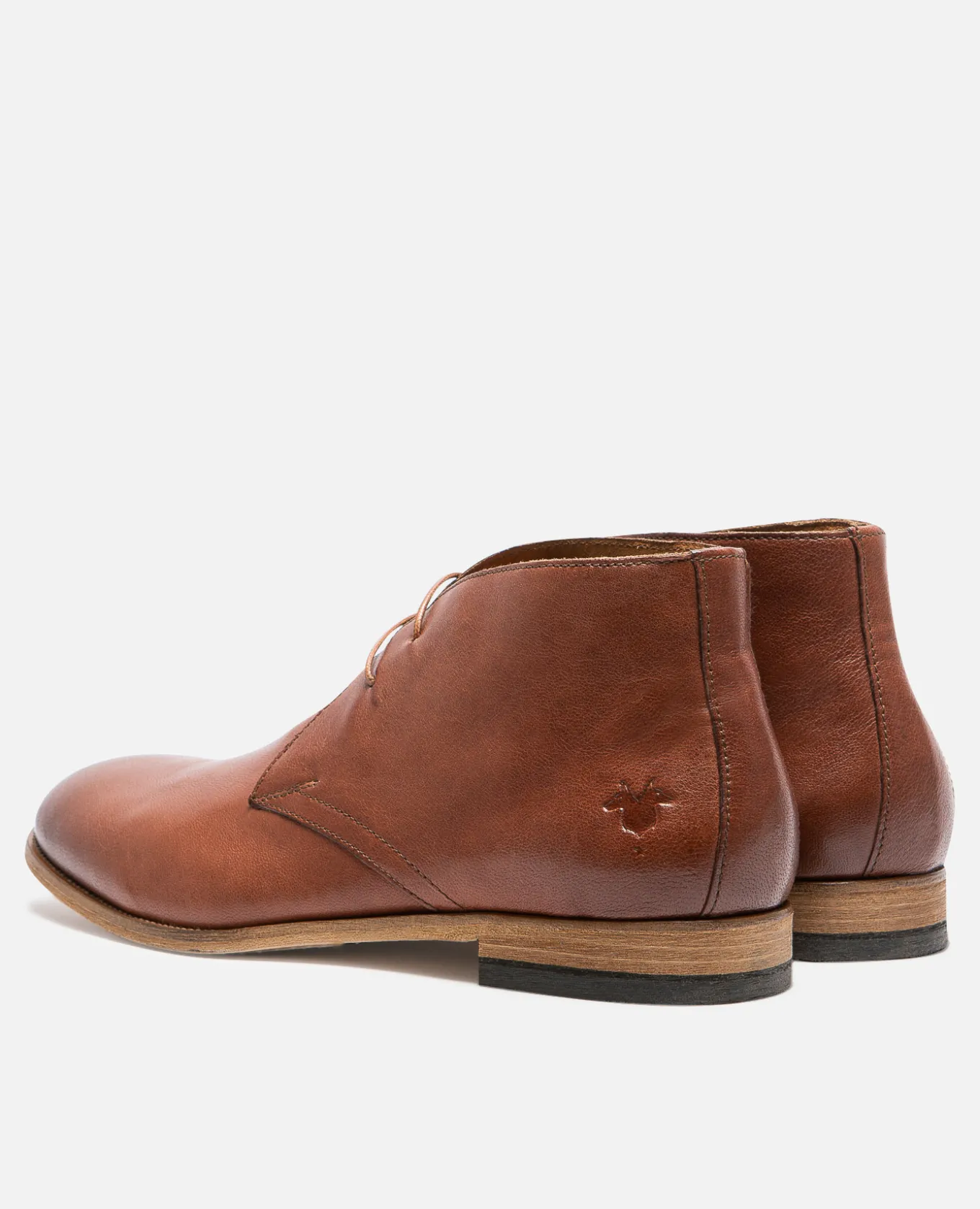 GALLANT Chukka boots Cuir Marron Homme