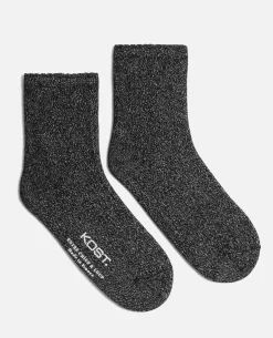 GOLDEN HOUR Chaussettes à Paillettes Made in France Coton Femme