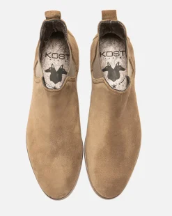HARPER 5 Chelsea boots Croûte velours Marron Femme