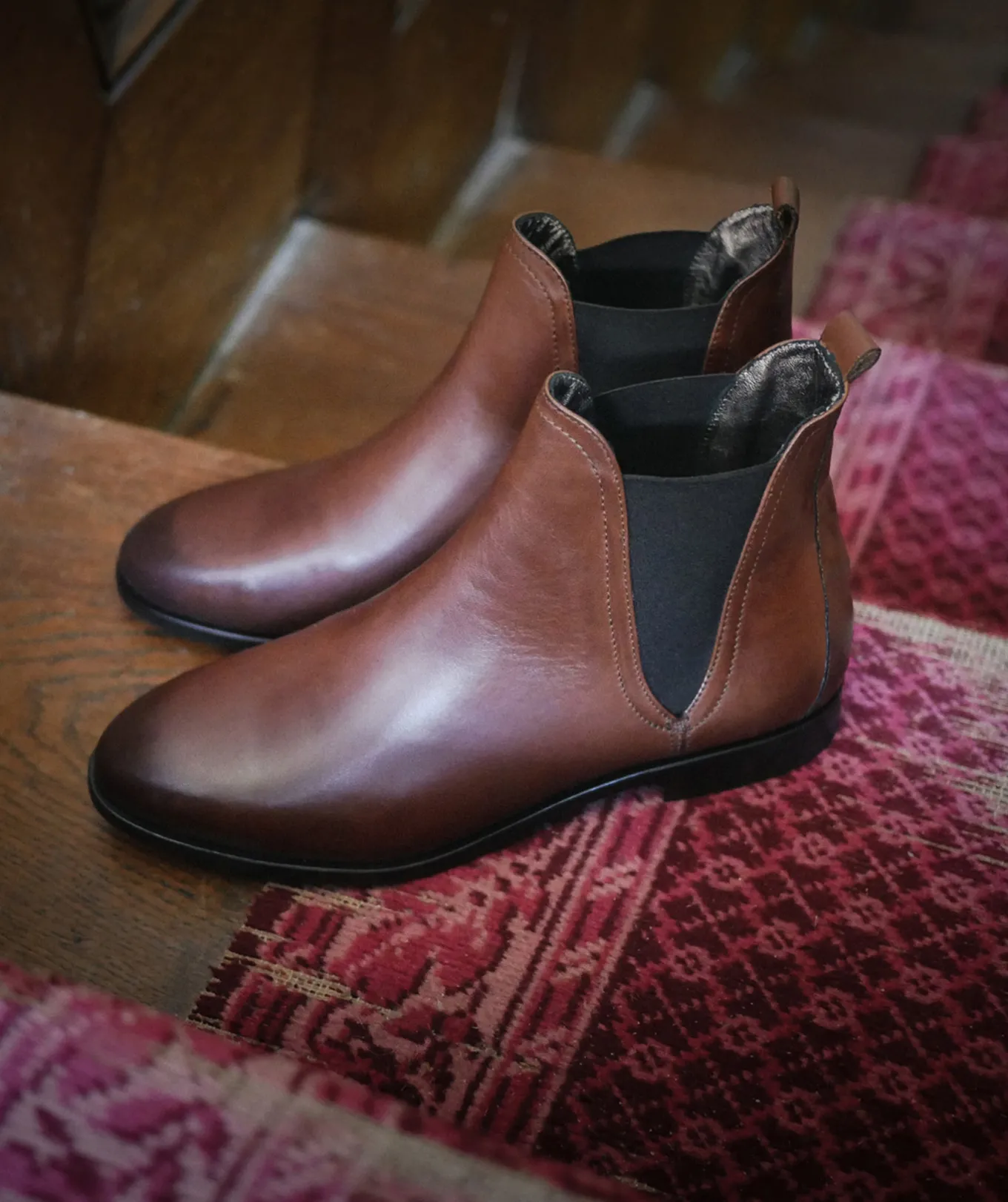 HARPER 73 Chelsea boots Cuir Marron Femme