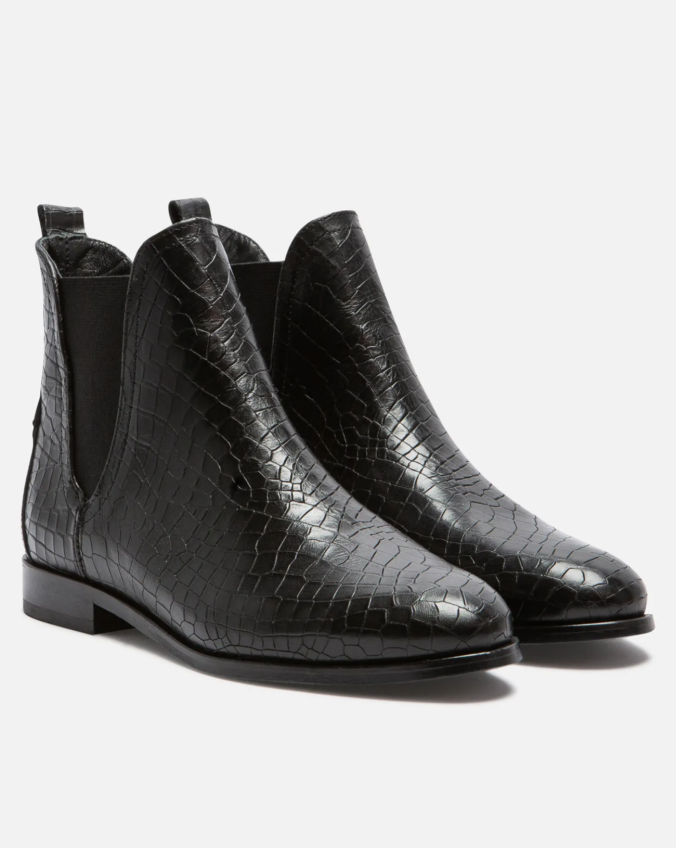 HARPER M VGT Chelsea boots Cuir Tannage Végétal Noir Femme