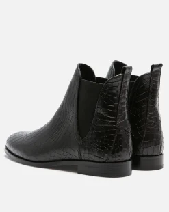 HARPER M VGT Chelsea boots Cuir Tannage Végétal Noir Femme