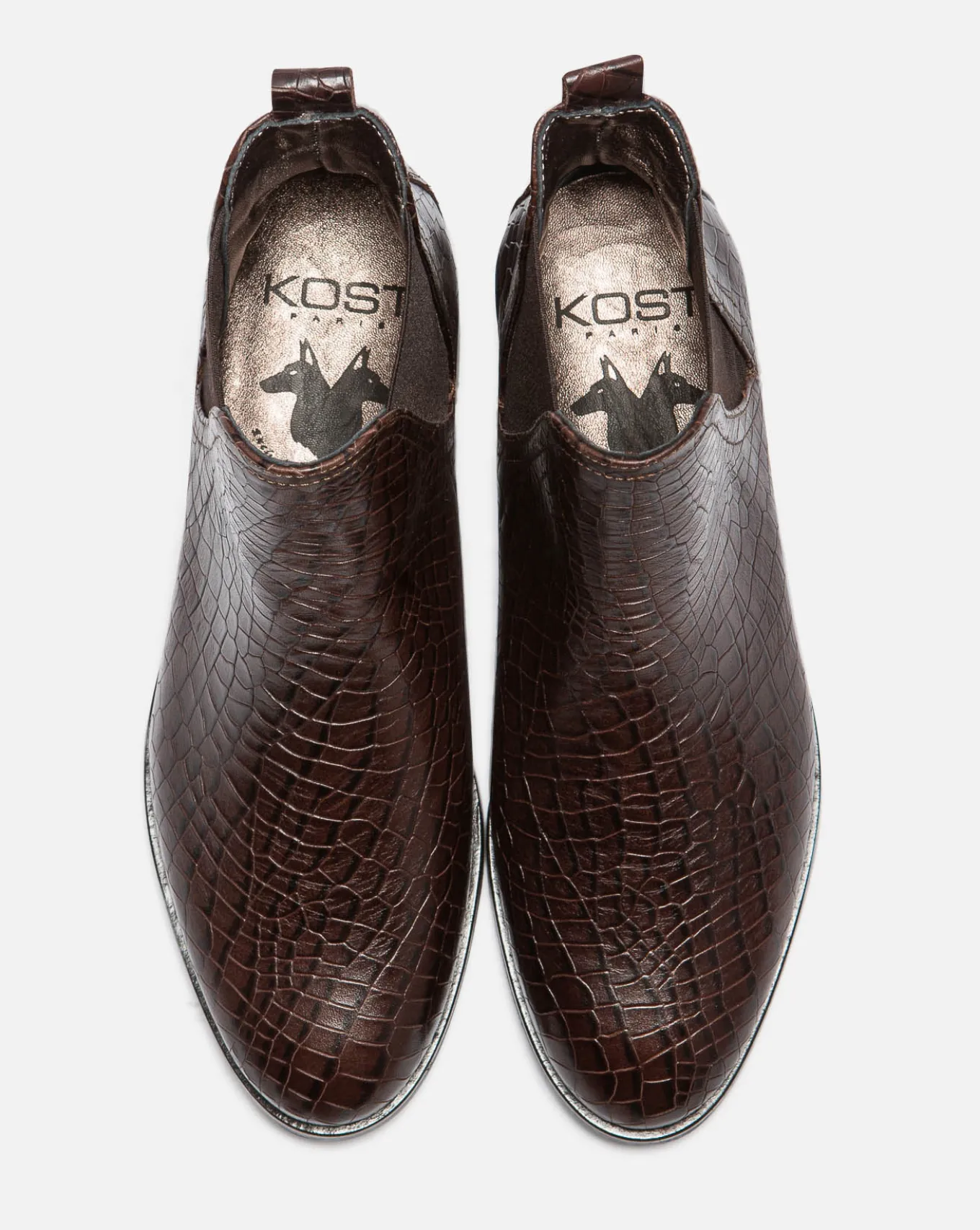 HARPER M VGT Chelsea boots Cuir Tannage Végétal Marron Femme