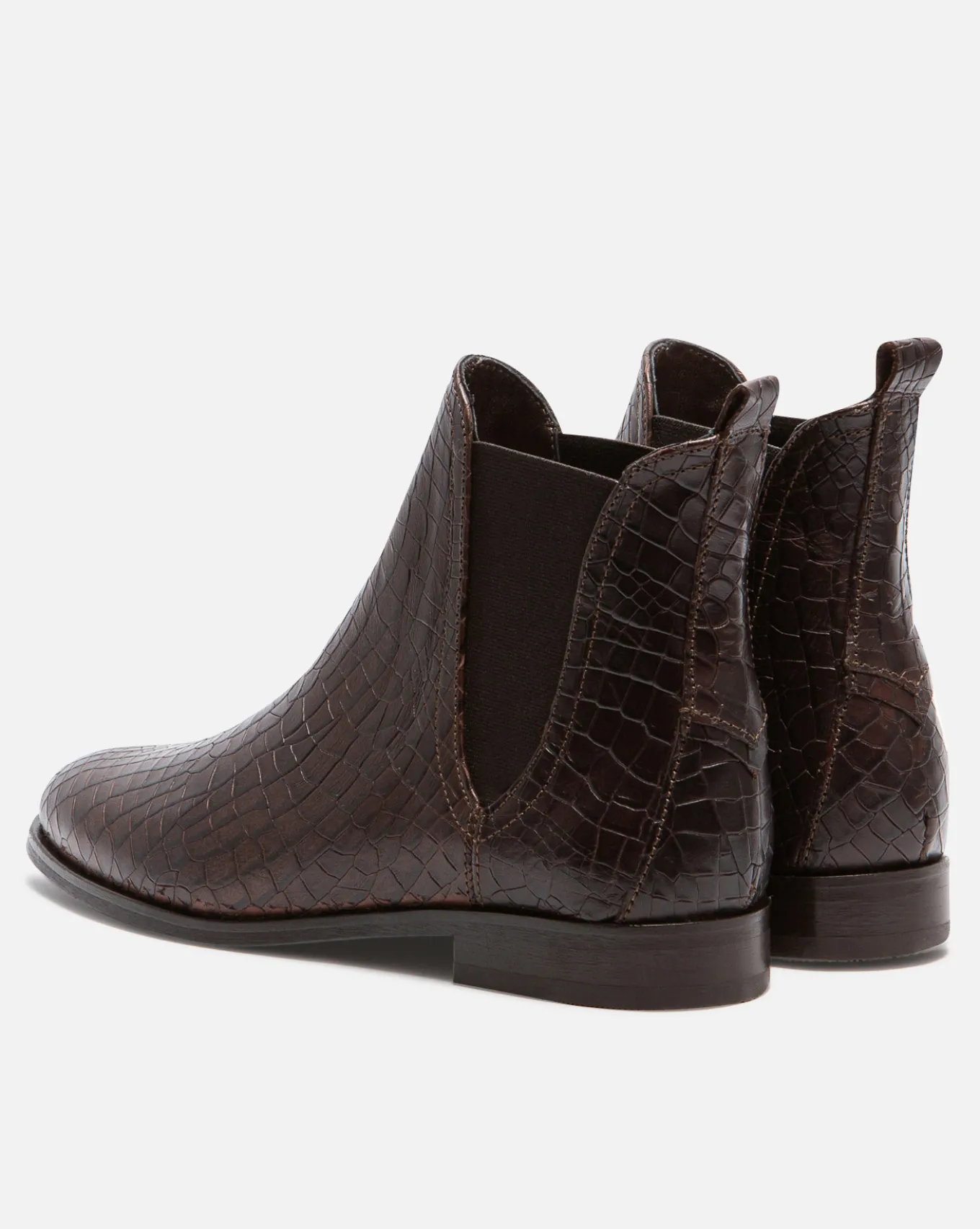 HARPER M VGT Chelsea boots Cuir Tannage Végétal Marron Femme