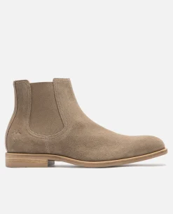 HOLDEN 5 Chelsea boots Croûte Velours Taupe Homme