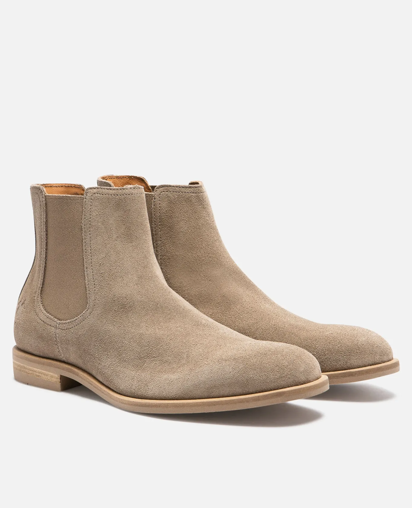 HOLDEN 5 Chelsea boots Croûte Velours Taupe Homme