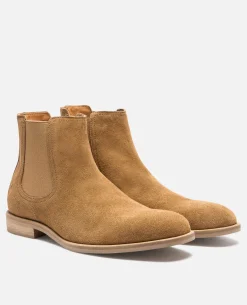 HOLDEN 5  Chelsea boots Croûte Velours Marron Homme