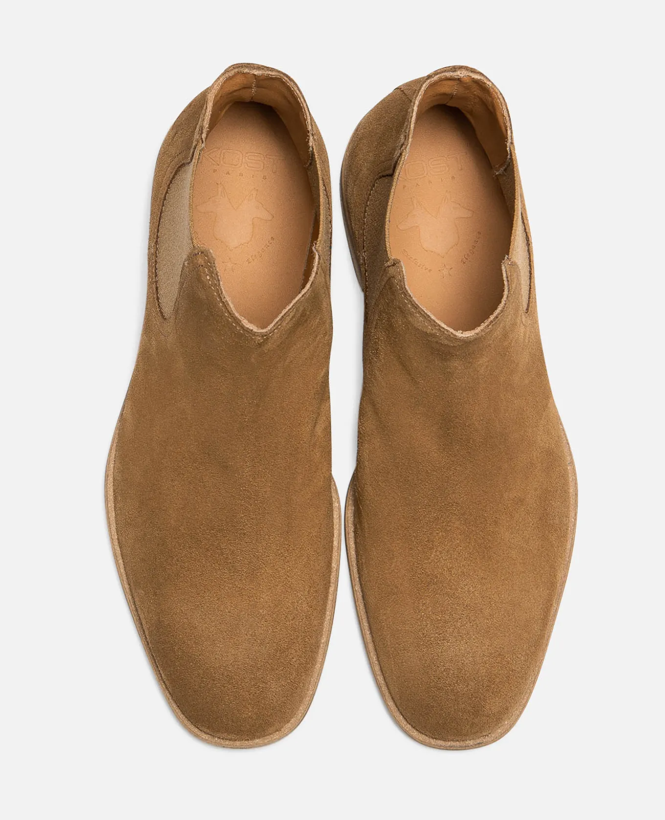 HOLDEN 5 Chelsea boots Croûte Velours Marron Homme