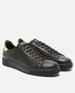 HOMERUN 2B VGT  Sneakers Cuir Tannage Végétal Noir Homme
