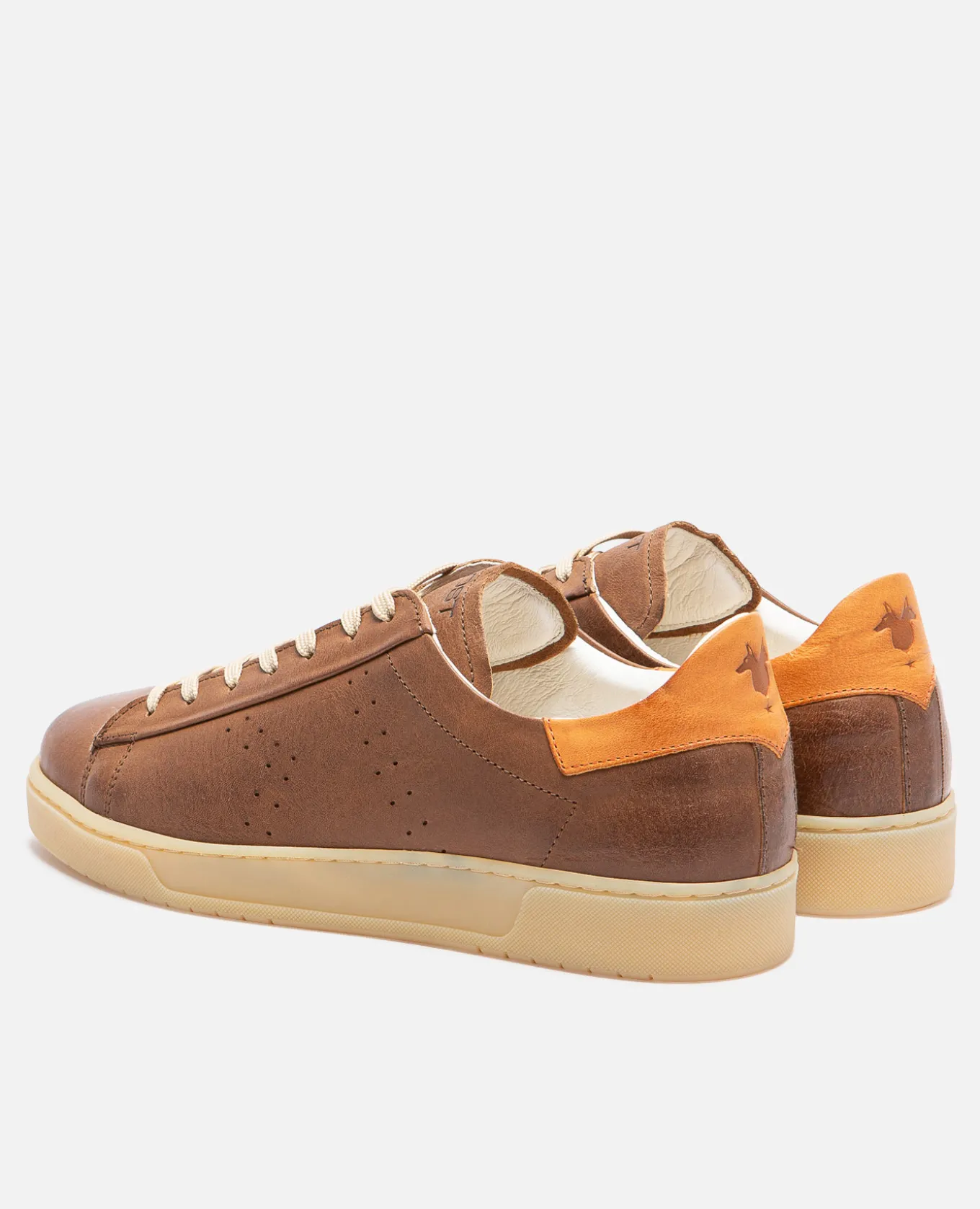 HOMERUN 3B VGT Sneakers Cuir Tannage Végétal Marron Homme