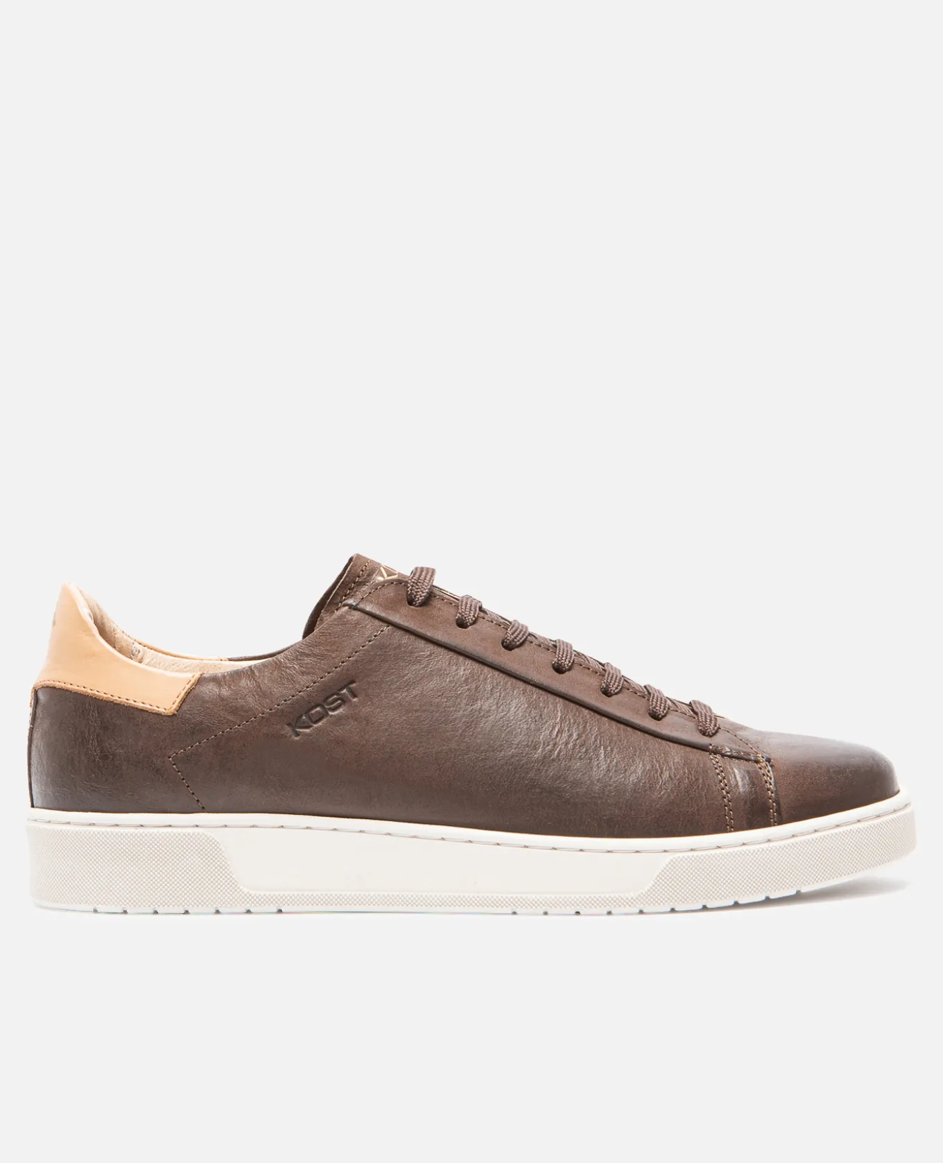 HOMERUN 2B VGT Sneakers Cuir Tannage Végétal Marron Homme