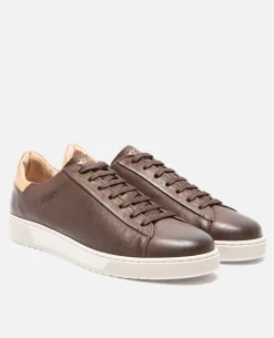 HOMERUN 2B VGT  Sneakers Cuir Tannage Végétal Marron Homme