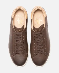 HOMERUN 2B VGT Sneakers Cuir Tannage Végétal Marron Homme