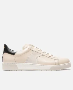 HOMERUN L Sneakers Éco-responsable Cuir Beige Mixte