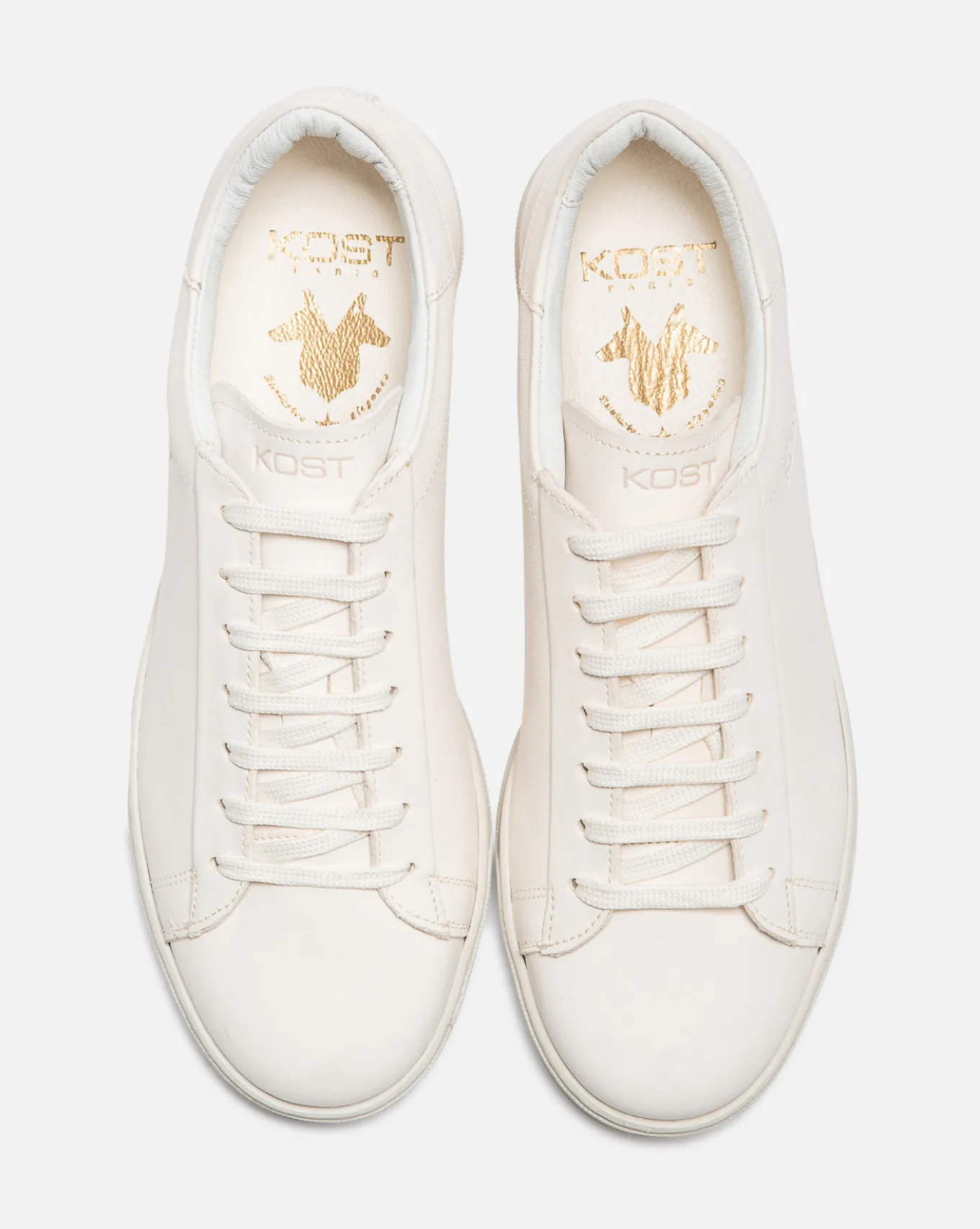 HOMERUN 2R VGT Sneakers Cuir Tannage Végétal Blanc Homme