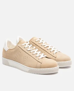 HOMERUN 3S F  Sneakers Croûte Velours Beige Femme