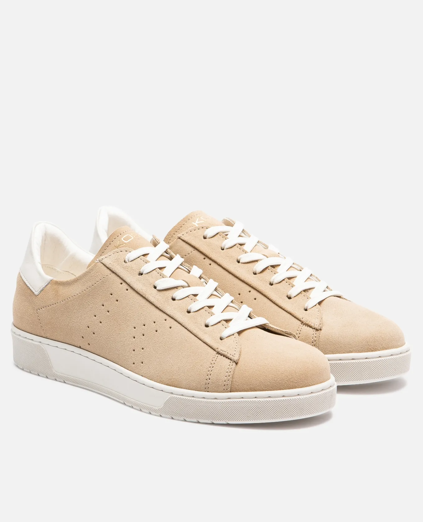 HOMERUN 3S F Sneakers Croûte Velours Beige Femme