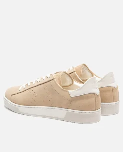 HOMERUN 3S F Sneakers Croûte Velours Beige Femme
