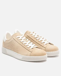 HOMERUN 3S  Sneakers Croûte Velours Beige Homme