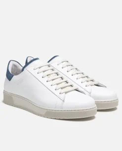 HOMERUN  Sneakers Cuir Blanc Homme