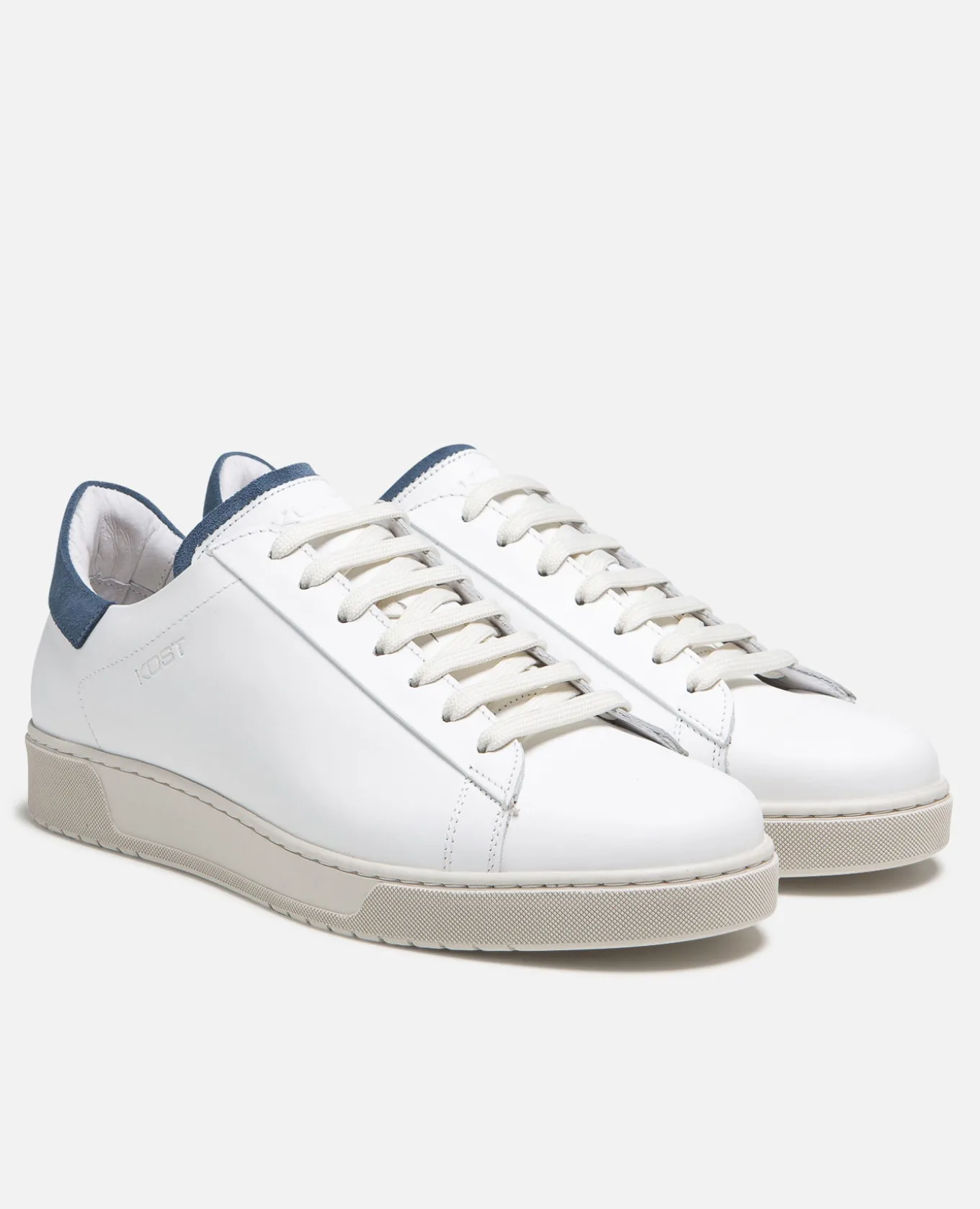 HOMERUN Sneakers Cuir Blanc Homme