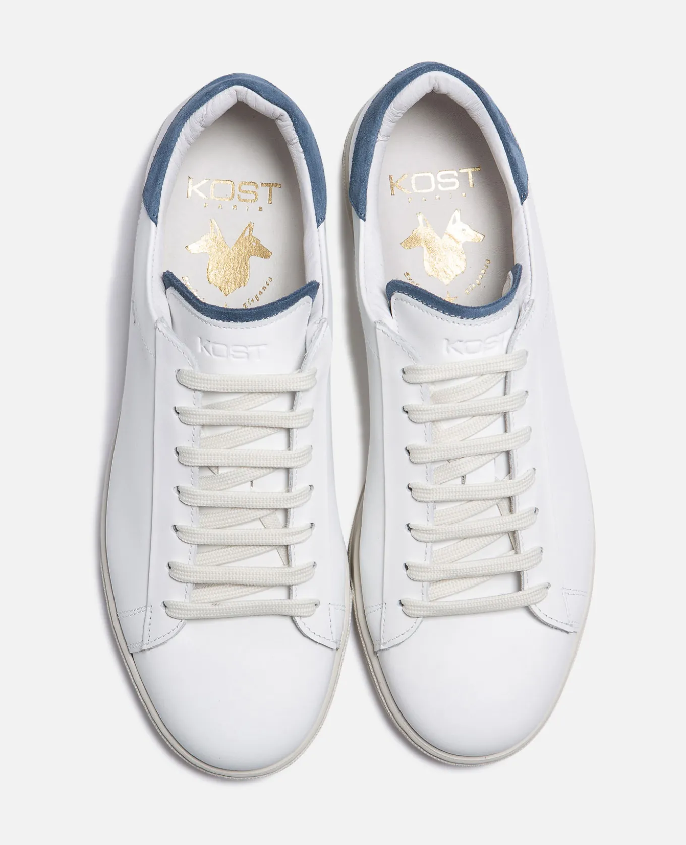 HOMERUN Sneakers Cuir Blanc Homme