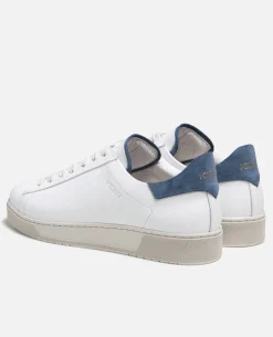 HOMERUN Sneakers Cuir Blanc Homme