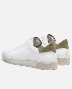 HOMERUN Sneakers Cuir Blanc Homme