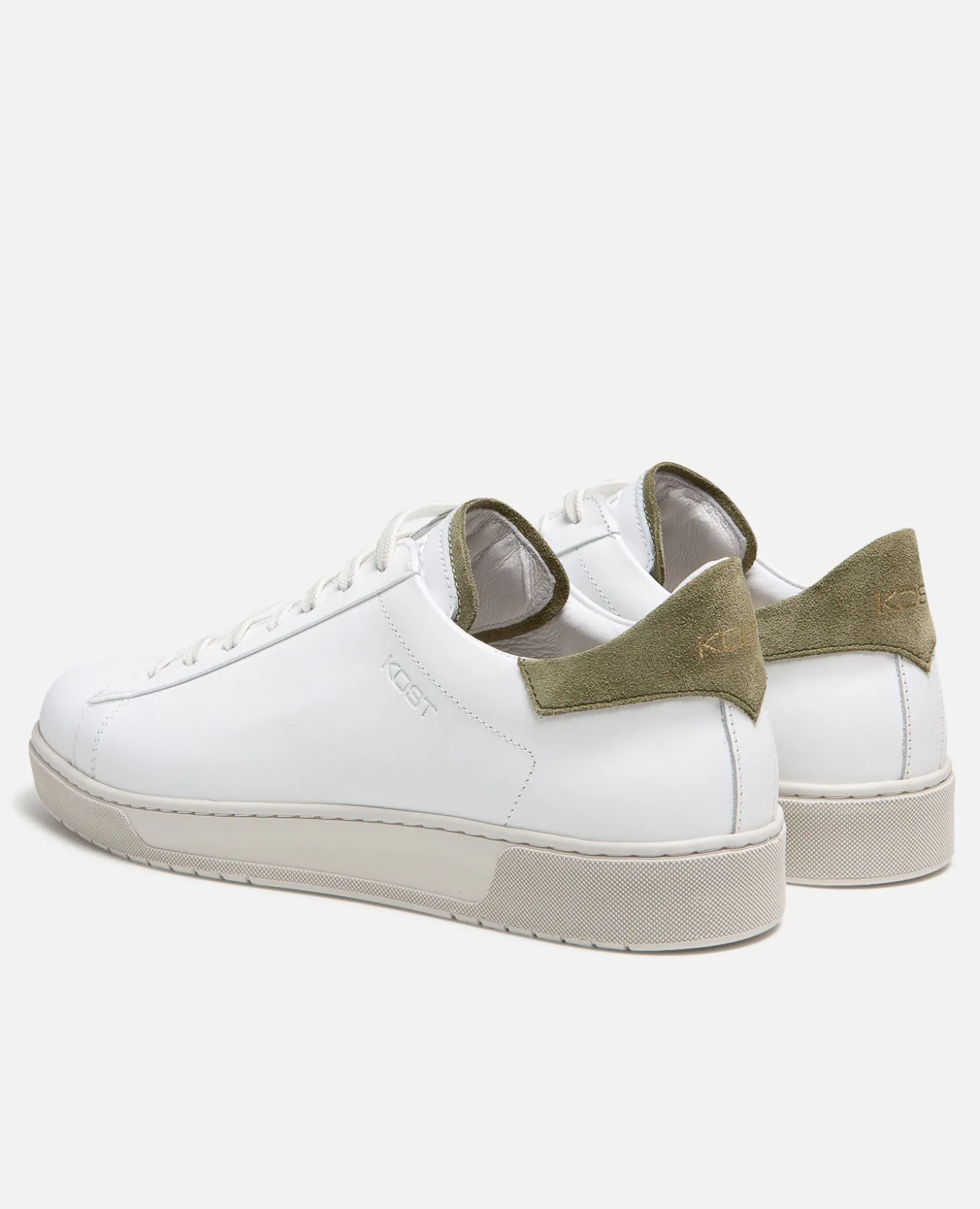 HOMERUN Sneakers Cuir Blanc Homme