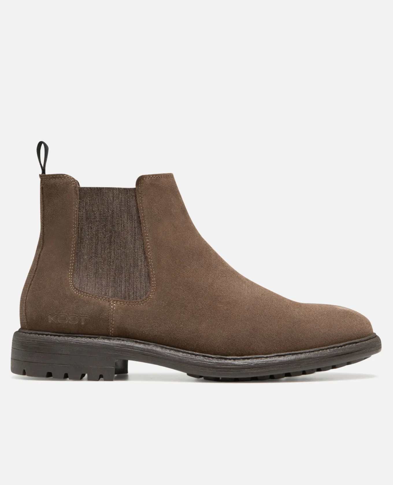 HOUDINI Chelsea boots cuir suède marron