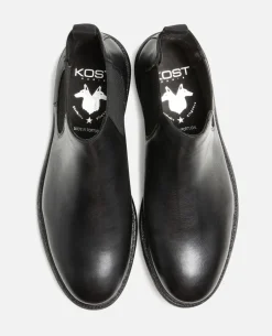 HOUDINI FO VGT Chelsea boots cuir tannage végétal noir