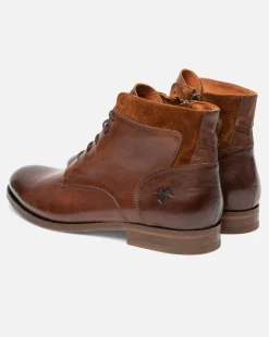 HOWARD 35 Boots Cuir à Lacets Marron Homme