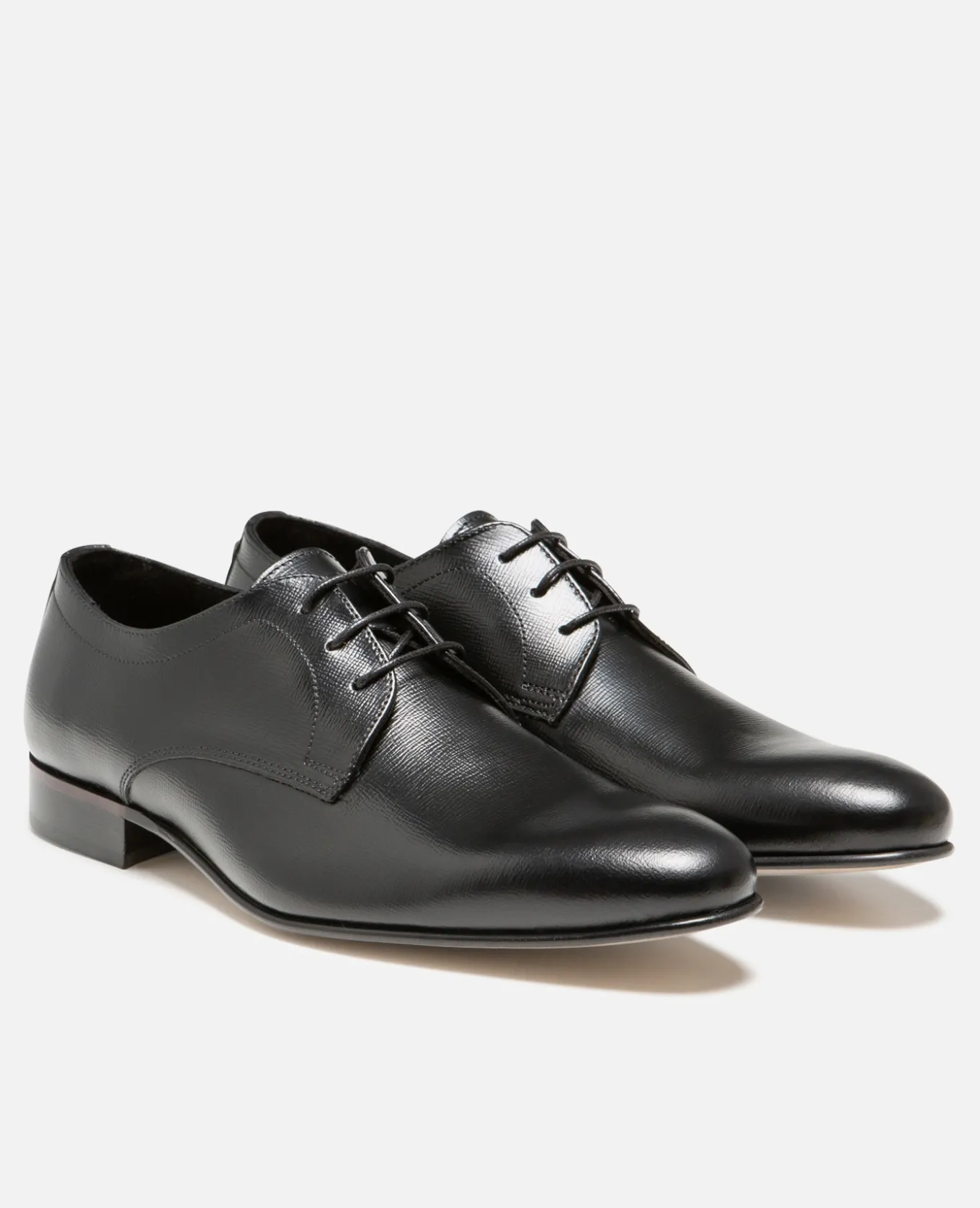 JEFFREY Derbies Cuir Noir Homme