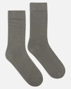 JERSEY Chaussettes Grises Made in France Coton Bio Homme