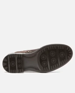 JIMMY 59 Bottines à Lacets Croûte velours Marron Foncé Homme
