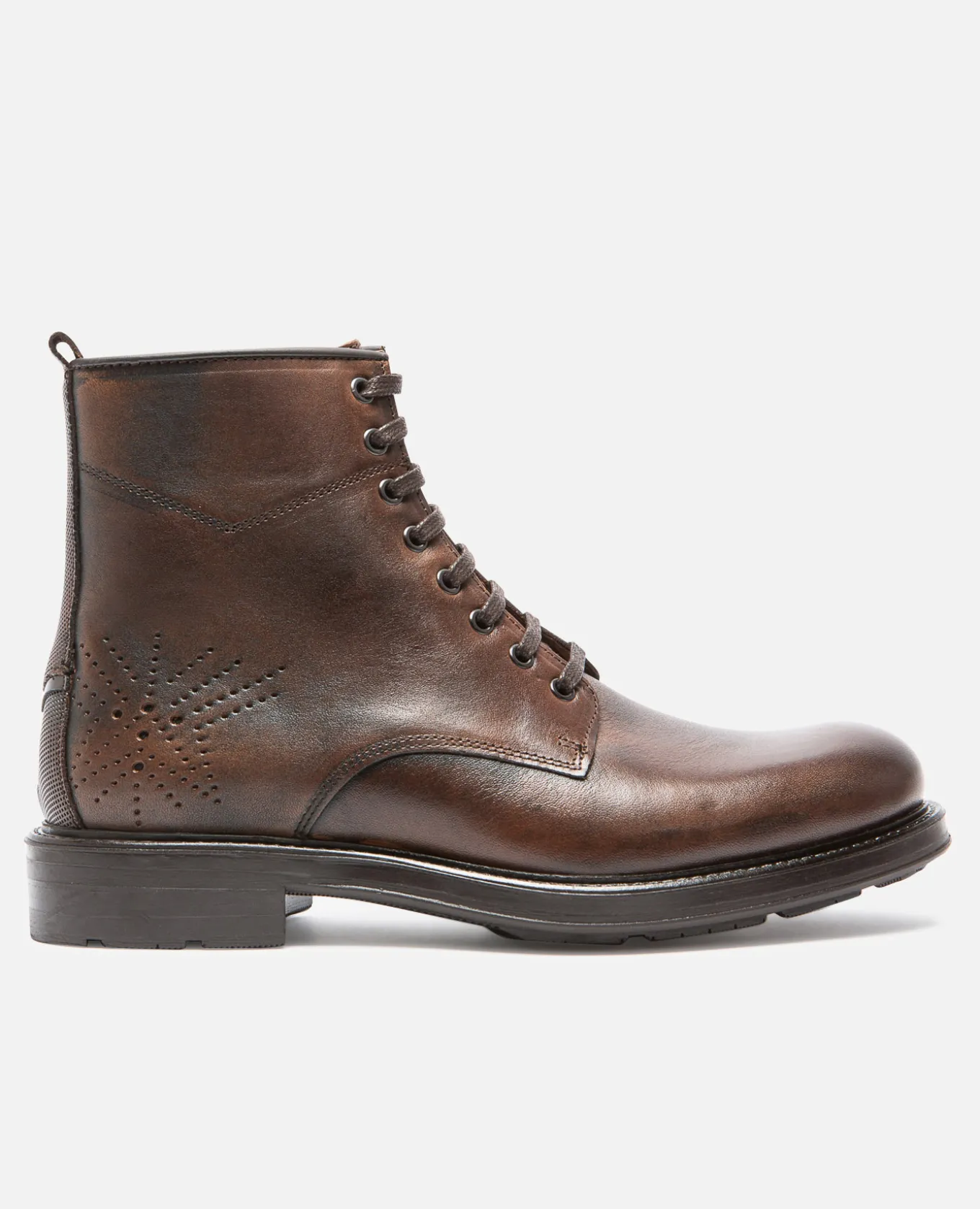 JIMMY FO VGT Boots Cuir Tannage Végétal Marron Homme
