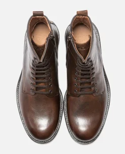 JIMMY FO VGT Boots Cuir Tannage Végétal Marron Homme