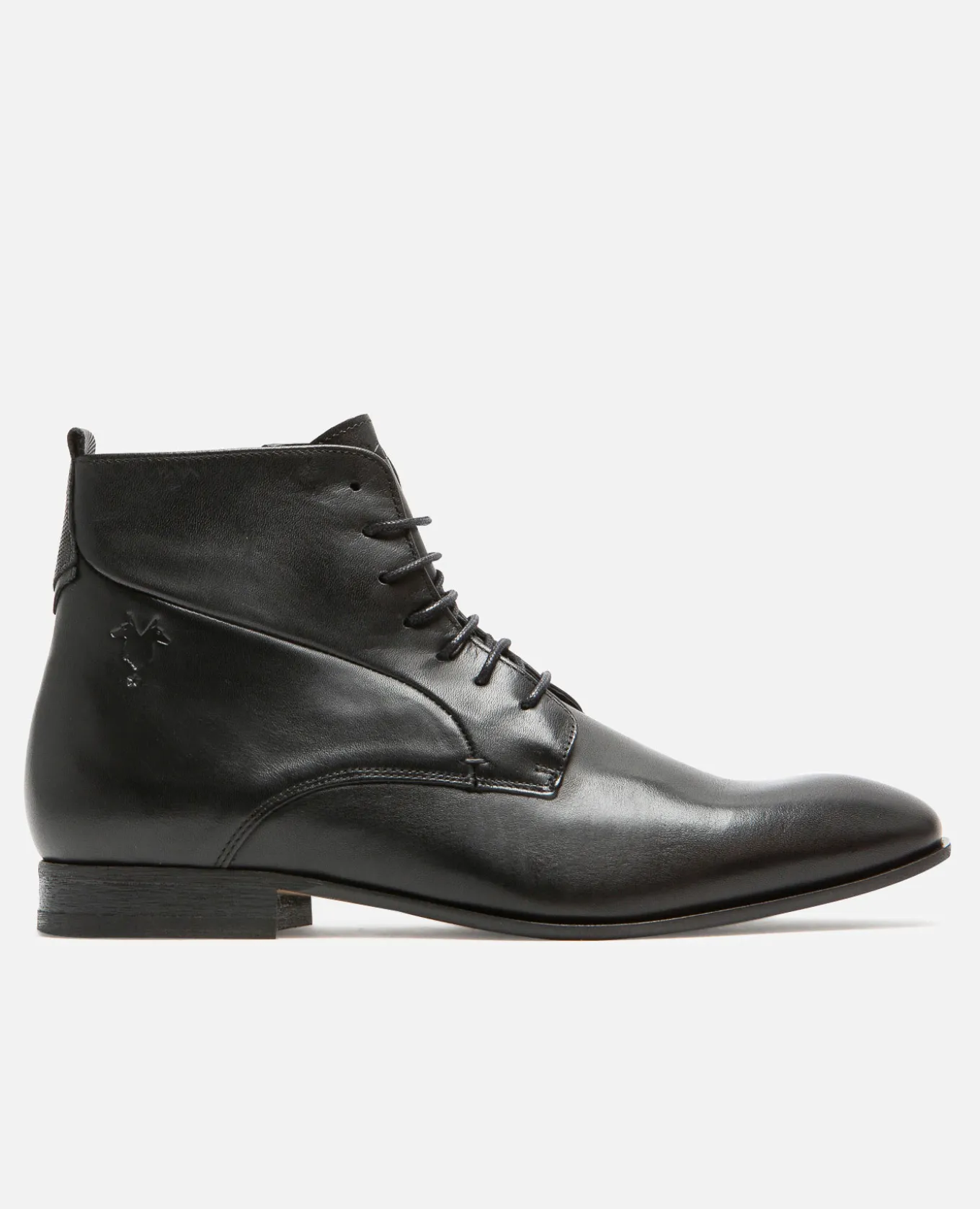 JOE 73 Boots Cuir Noir Homme