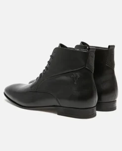 JOE 73 Boots Cuir Noir Homme